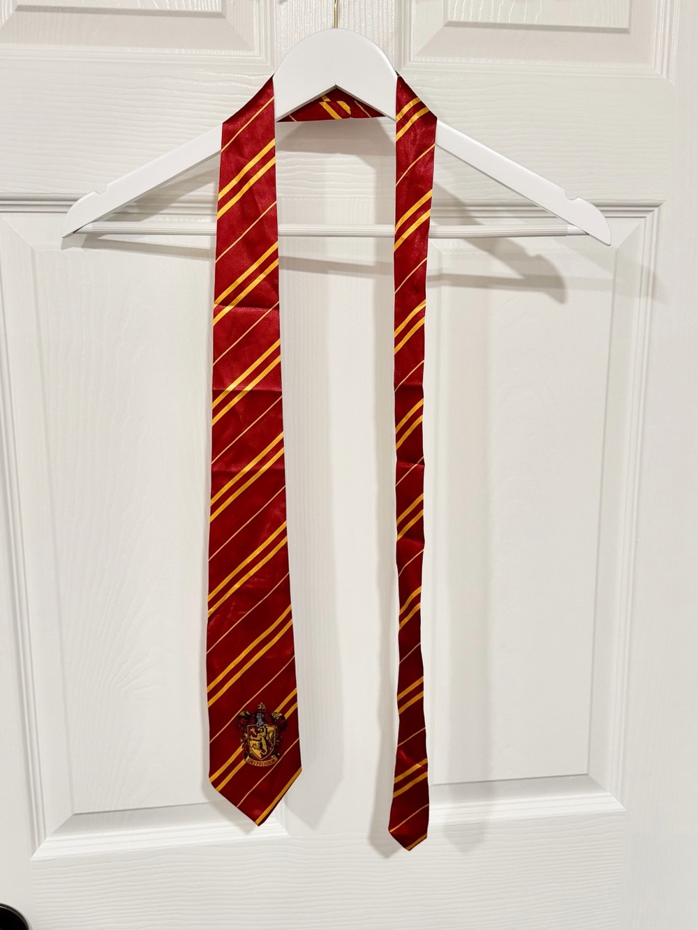 Harry Potter Gryffindor Tie Wizarding World Red Gold Striped Cosplay Costume